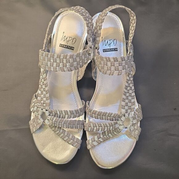 BRAND NEW IMPORT STRETCH REMEDY OPEN TOE MULTI-STRAP ESPADRILLE SANDAL - Picture 2 of 14